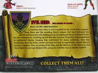 Mattel Masters of the Universe Classics Evil Seed Action Figure