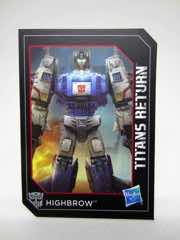 Hasbro Transformers Generations Titans Return Highbrow Action Figure