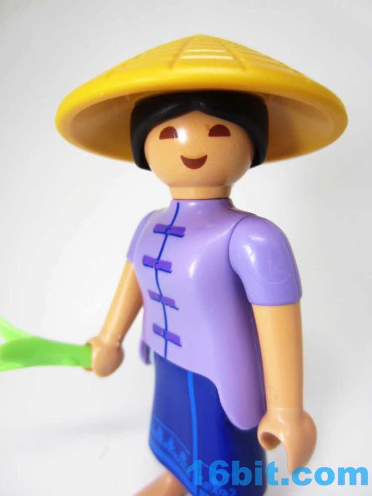 Playmobil Figure Mystery Series 10 Asian Rice Paddy Worker w/ Straw Hat NEW 6841 