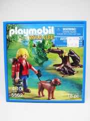 Playmobil 5562 Wild Life Beavers with Backpacker Figure Set