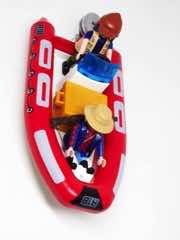 Playmobil Wild Life 5559 Inflatable Boat with Explorers Figure Set