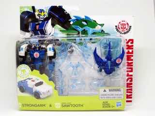 Hasbro Transformers Robots in Disguise Mini-Con Battle Pack Strongarm and Sawtooth Action Figures