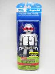 Funko x Playmobil Teenage Mutant Ninja Turtles Black and White Raphael Action Figure