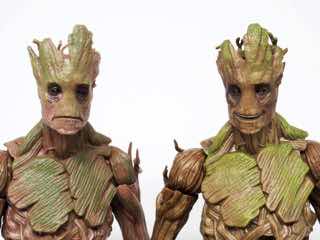 Hasbro Guardians of the Galaxy Marvel Legends Infinite Series Groot Evolution Action Figure