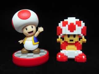 Jakks Pacific World of Nintendo 8-Bit Toad Action Figure