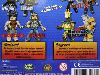 Diamond Select Independent Comic Book Minimates Battle Beasts Ruminant and Spyrnus Action Figure