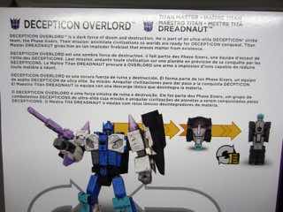 Hasbro Transformers Generations Titans Return Decepticon Overlord Action Figure