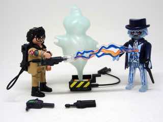 Playmobil Ghostbusters 9224 Spengler and Ghost Action Figure Set