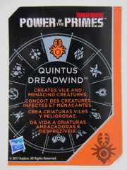 Transformers Generations Power of the Primes Dreadwind Action Figure