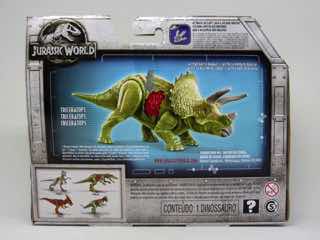 Mattel Jurassic World Battle Damage Triceratops Action Figure