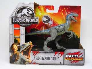 Mattel Jurassic World Battle Damage Velociraptor 