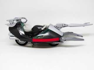 BanDai Saban's BeetleBorgs Metallix Mega Spectra Titanium Silver Sector Cycle Vehicle with Action Figure