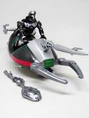 BanDai Saban's BeetleBorgs Metallix Mega Spectra Titanium Silver Sector Cycle Vehicle with Action Figure