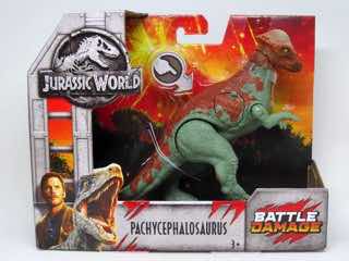 Mattel Jurassic World Battle Damage Pachycephalosaurus Action Figure