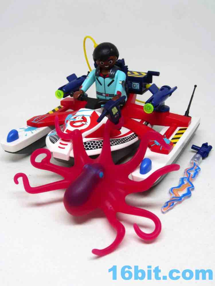 PLAYMOBIL Set 9387the Real Ghostbusters Zeddemore With Aqua Scooter for sale online 