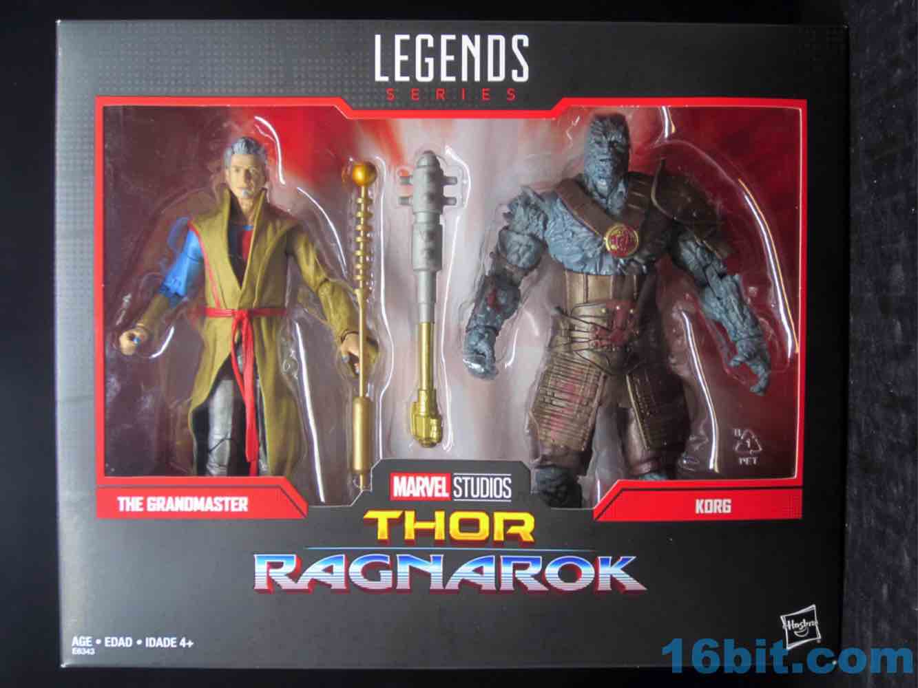 Marvel Legends 80Th Anniversary (Thor Ragnarok) Grandmaster e Korg