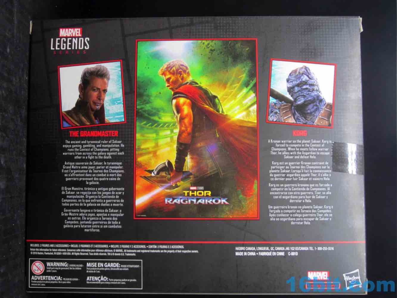 Marvel Legends GRANDMASTER 6 Action Figure with Melt Stick Thor Ragnarok