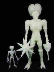 Outer Space Men Sofubi Glow in the Dark Orbitron Action Figure