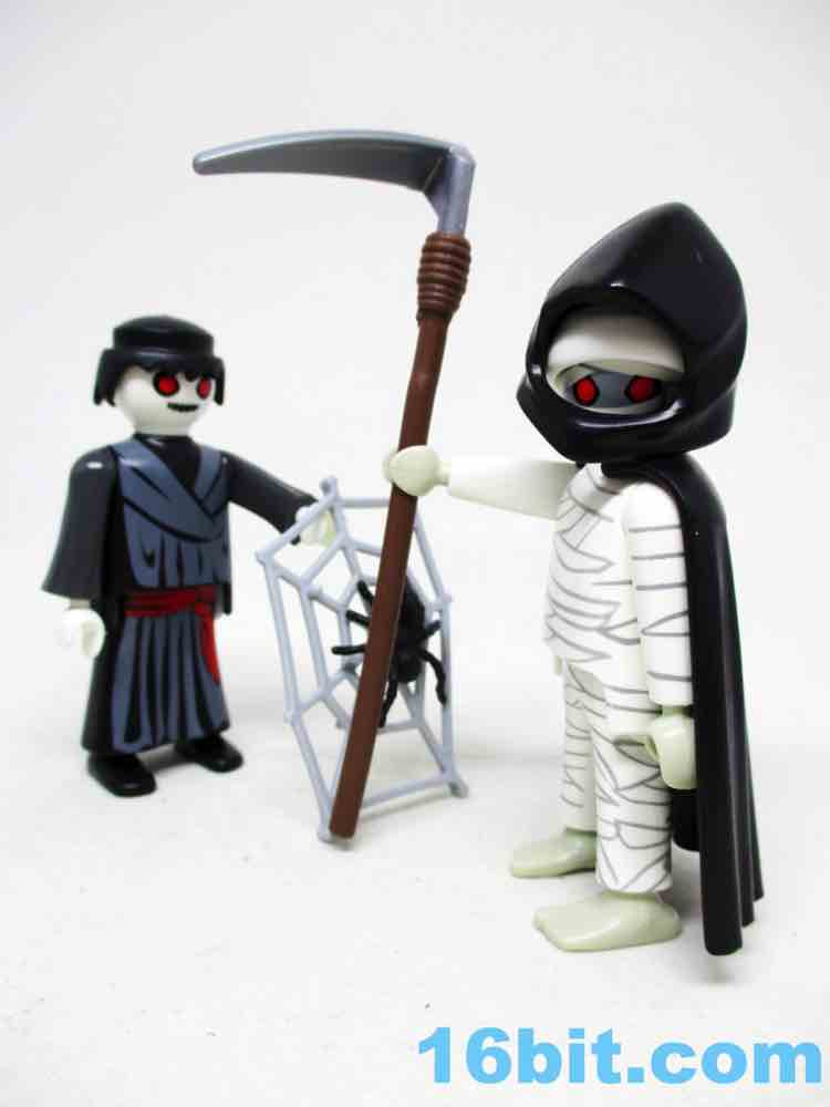 Playmobil_9308 Mummy & Grim Reaper_Halloween_USA Exklusiv_top Zustand_Skelett 