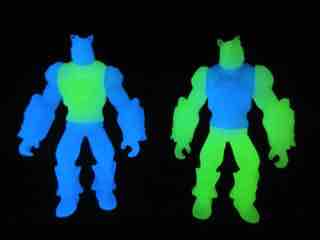 Plastic Imagination Rise of the Beasts Rhino and Scorpion - Blue and Green Glow Action Figures Set