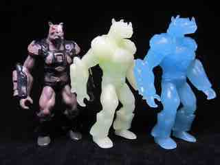 Plastic Imagination Rise of the Beasts Rhino and Scorpion - Blue and Green Glow Action Figures Set