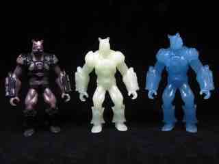 Plastic Imagination Rise of the Beasts Rhino and Scorpion - Blue and Green Glow Action Figures Set