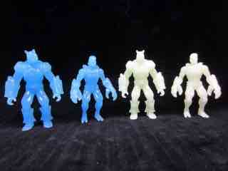 Plastic Imagination Rise of the Beasts Rhino and Scorpion - Blue and Green Glow Action Figures Set