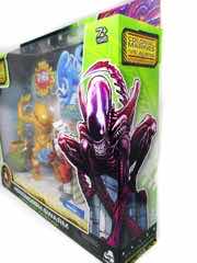 Lanard Alien Collection Xenomorph Drone, Egg & Facehugger, and Research Scientist Xenomorph Swarm Action Figure Set