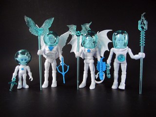 Outer Space Men 2013 White Star SDCC Exclusive