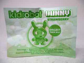 Kidrobot Dunny Strawberry, Lime, and Red Button Action Figure