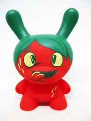 Kidrobot Dunny Strawberry, Lime, and Red Button Action Figure