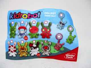 Kidrobot Dunny Strawberry, Lime, and Red Button Action Figure