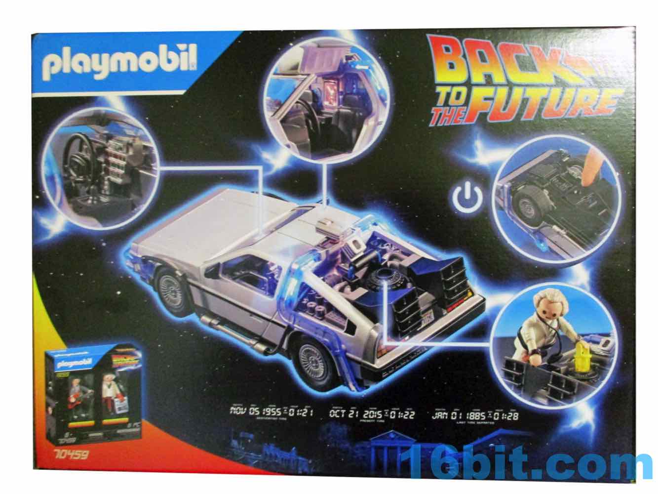 PLAYMOBIL - 70459 - Retour vers le Futur - Marty Mcfly et Dr. Emmett Brown  - Edition 1955