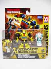 Hasbro Transformers Generations War for Cybertron Trilogy Core Buzzworthy Bumblebee and Spike Witwicky Action Figures