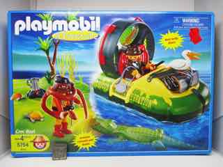 Playmobil Adventure 5754 Croc Boat Action Figure Set