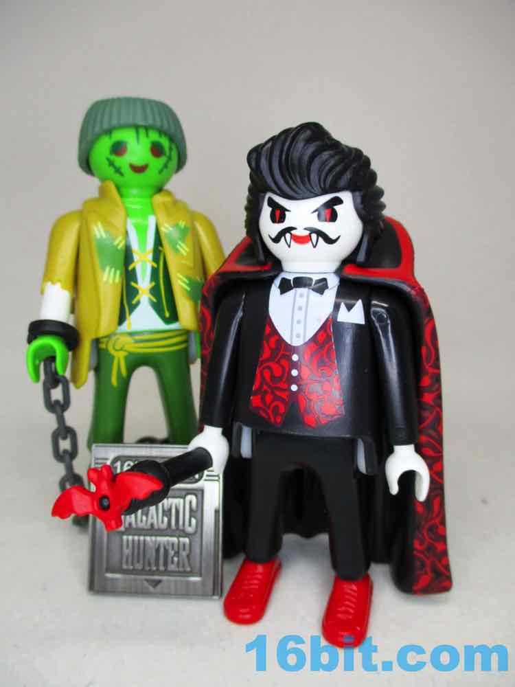 sælge skrivestil Bærbar 16bit.com Figure of the Day Review: Playmobil 9309 Vampire and  Frankenstein's Monster Action Figures