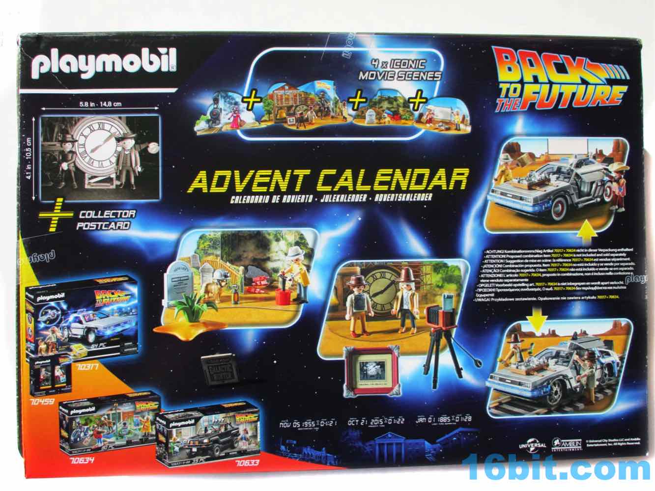 Back to the Future: Playmobil Back to the Future 97-piece Advent Calendar  with 7 vinyl figures