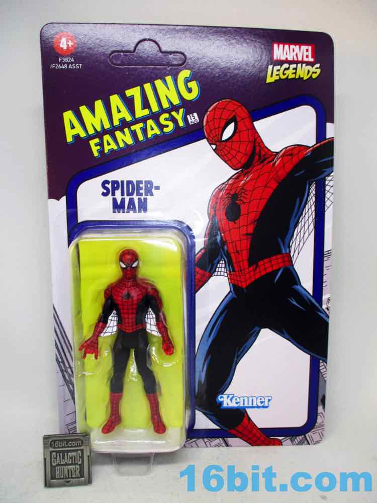 Hasbro Marvel Legends: Action Figure Spider-Man 9,5 Cm - Retro 375 Collection