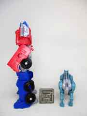 Hasbro Transformers Rise of the Beasts Deluxe Beast Weaponizers Optimus Prime and Chainclaw Figure