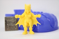 Culture Fly Batman Tiny Mights Purple Poison Ivy, Red Clayface, and Yellow Batgirl Minifigures with Case