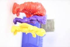 Culture Fly Batman Tiny Mights Purple Poison Ivy, Red Clayface, and Yellow Batgirl Minifigures with Case