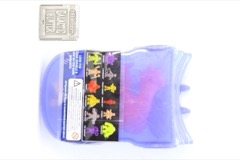 Culture Fly Batman Tiny Mights Purple Poison Ivy, Red Clayface, and Yellow Batgirl Minifigures with Case