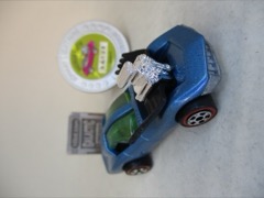 Playing Mantis Johnny Lightning The Challengers Vicious Vette (Blue) Die-Cast Metal Vehicle