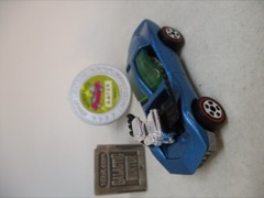 Playing Mantis Johnny Lightning The Challengers Vicious Vette (Blue) Die-Cast Metal Vehicle