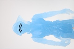 Healey Made Assassin (GID Blue) Action Figure