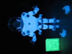 The Outer Space Men, LLC Outer Space Men Bluestar Cyclops Action Figure