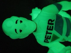 Hasbro Kenner The Real Ghostbusters Ecto-Glow Heroes Collector's Set Peter Venkman Action Figure