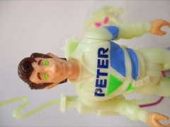 Hasbro Kenner The Real Ghostbusters Ecto-Glow Heroes Collector's Set Peter Venkman Action Figure