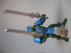 Mattel Turtles of Grayskull Masters of the Universe x Teenage Mutant Ninja Turtles Leonardo Action Figure