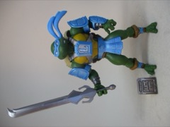 Mattel Turtles of Grayskull Masters of the Universe x Teenage Mutant Ninja Turtles Leonardo Action Figure